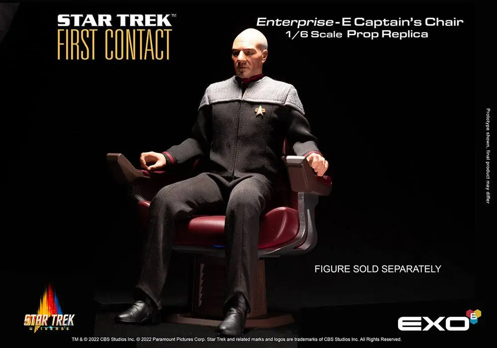 Star Trek: First Contact Replika 1/6 Enterprise-E Kapitánszék 15 cm termékfotó