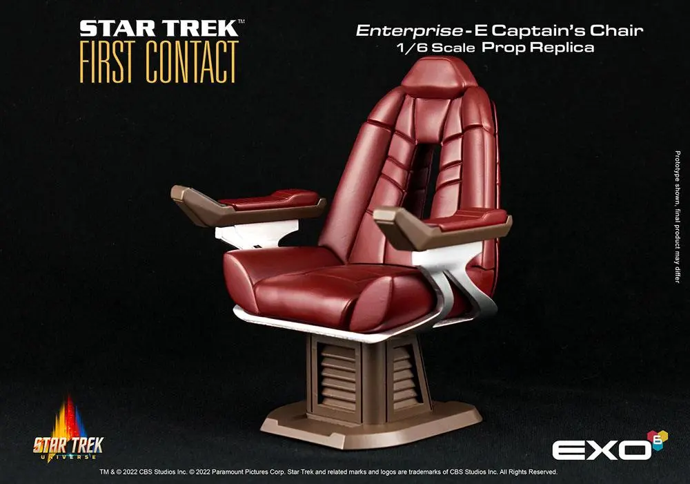 Star Trek: First Contact Replika 1/6 Enterprise-E Kapitánszék 15 cm termékfotó