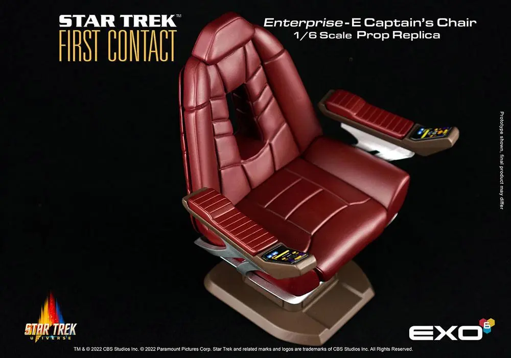 Star Trek: First Contact Replika 1/6 Enterprise-E Kapitánszék 15 cm termékfotó