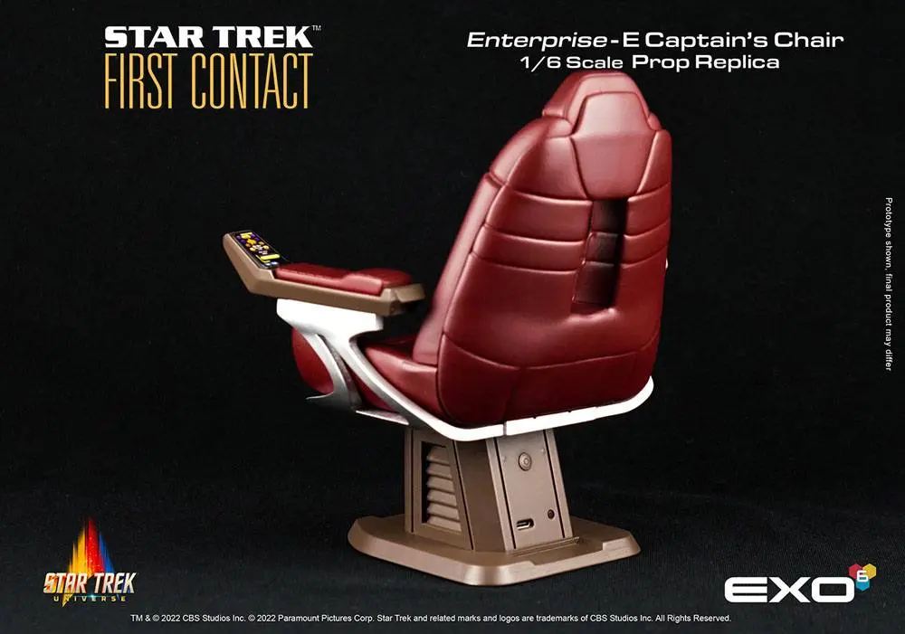 Star Trek: First Contact Replika 1/6 Enterprise-E Kapitánszék 15 cm termékfotó