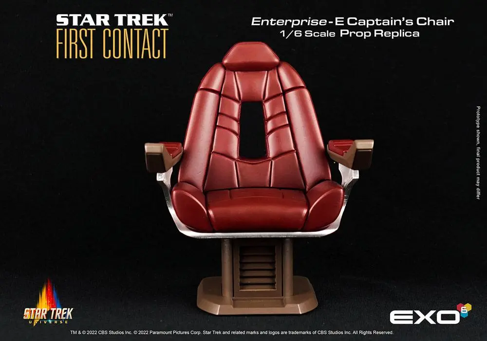 Star Trek: First Contact Replika 1/6 Enterprise-E Kapitánszék 15 cm termékfotó