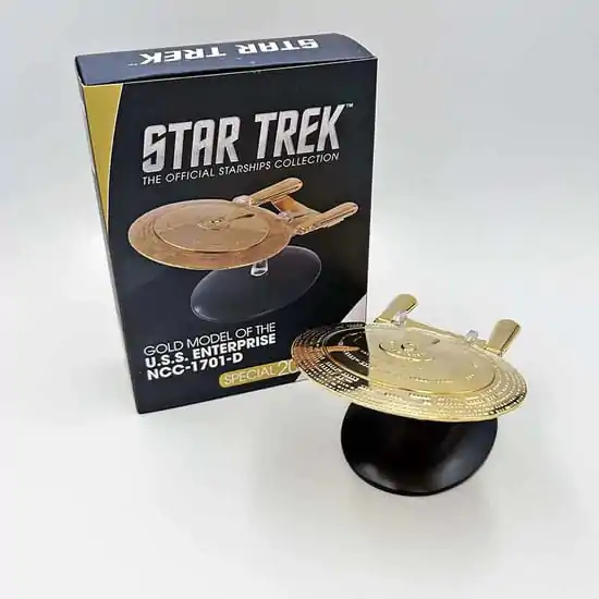 Star Trek: First Contact Diecast Mini Replicas SP 18K Gold USS Enterprise NCC-1701-D produktová fotografia