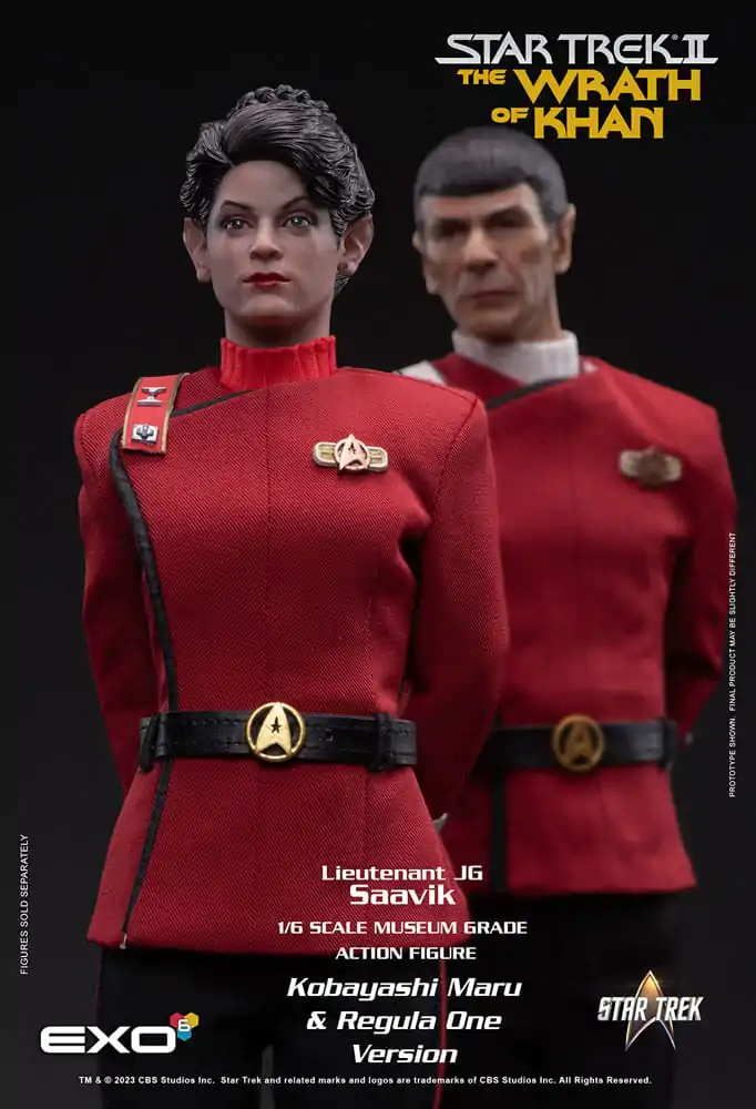 Star Trek II: The Wrath of Khan Akčná figúrka 1/6 Lt. Saavik (Kobayashi Maru Version) 28 cm produktová fotografia