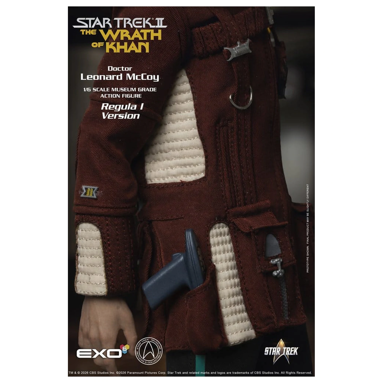 Star Trek II: The Wrath of Khan Akčná figúrka 1/6 Dr. Leonard McCoy Regula I Verzia 30 cm produktová fotografia