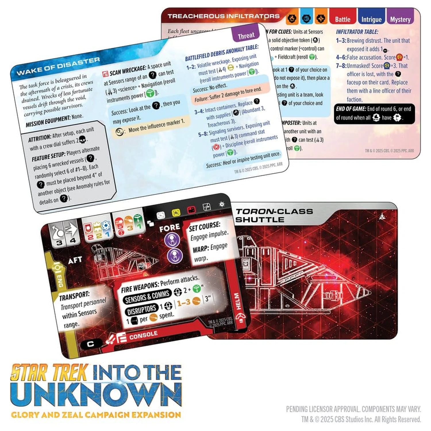 Star Trek: Into the Unknown Miniatures Game Expansion Glory and Zeal *anglická verzia* produktová fotografia