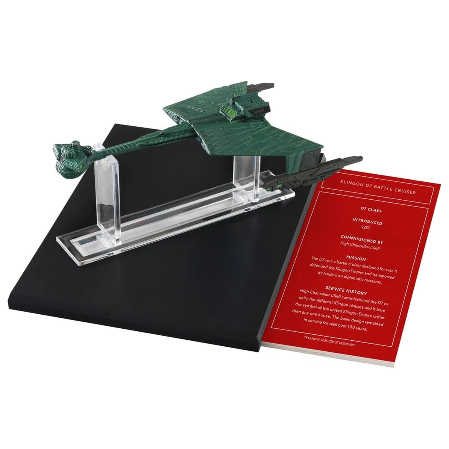 Star Trek Library Die-Cast Klingon D7 Battle Cruiser 10 cm produktová fotografia