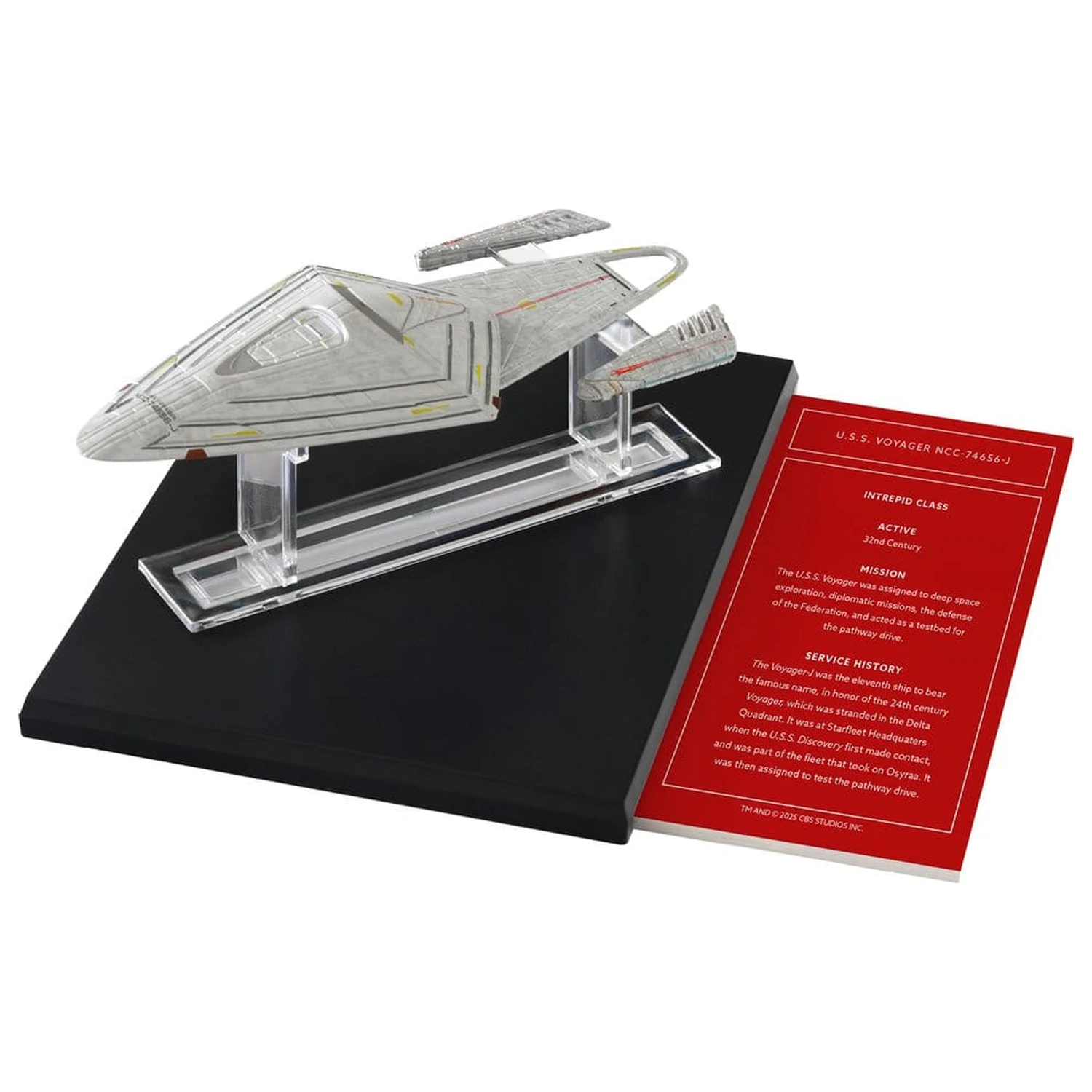 Star Trek Library Die-Cast U.S.S. Voyager NCC-74656-J 10 cm produktová fotografia