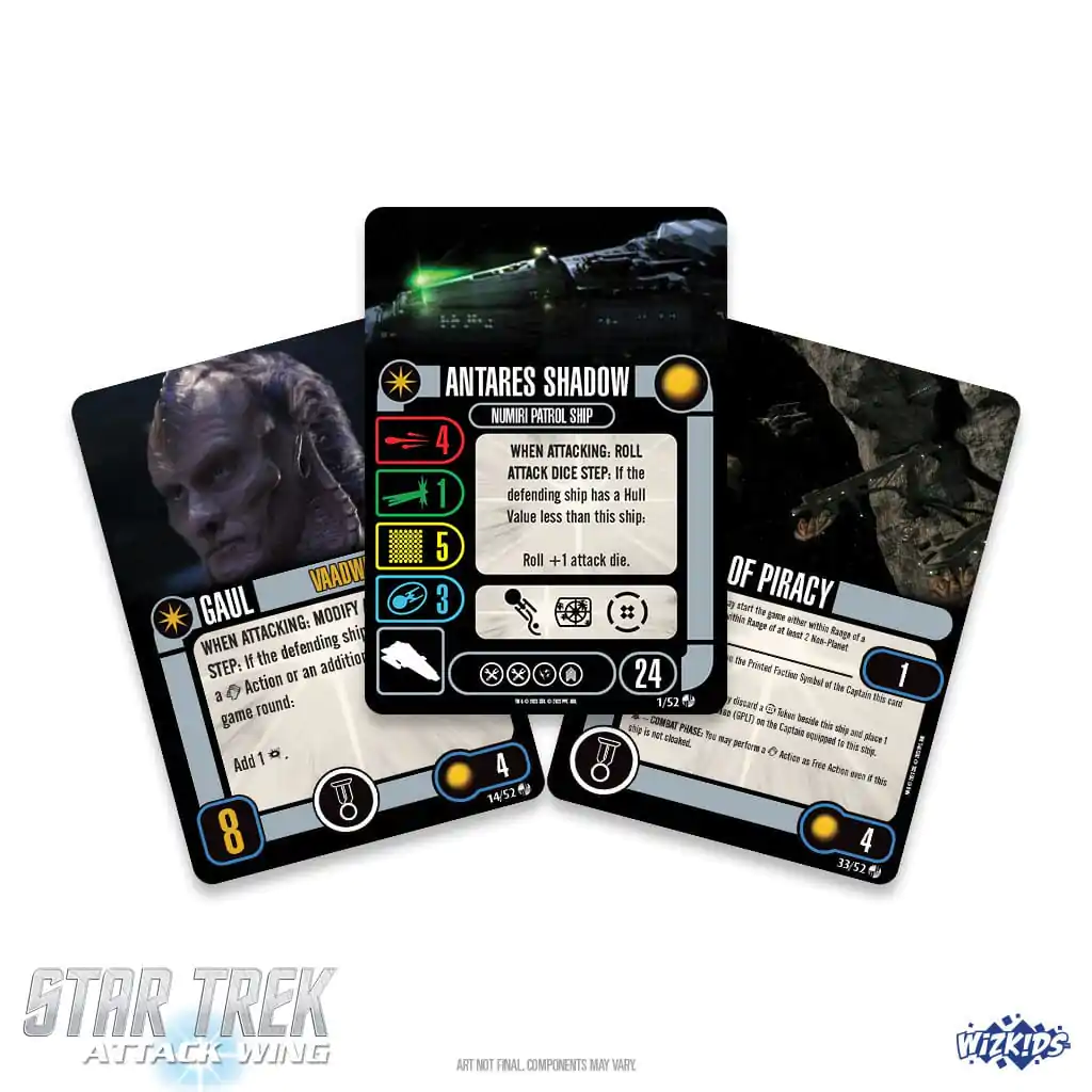 Star Trek Miniatures Game Expansion Attack Wing: Independent Faction Pack - Adversaries of the Delta Quadrant *English Version* - Rozšírenie pre hru s miniaturami produktová fotografia