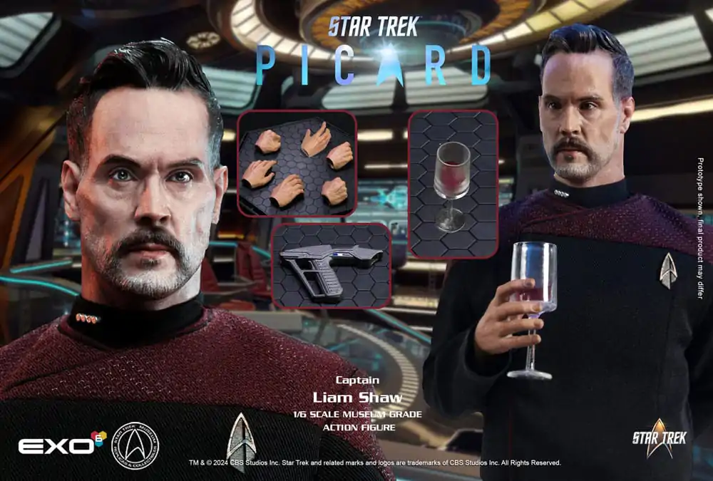 Star Trek: Picard Akčná figúrka 1/6 Captain Liam Shaw 30 cm produktová fotografia
