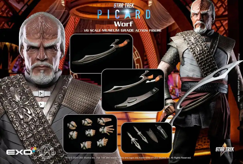 Star Trek: Picard Akčná figúrka 1/6 Worf 30 cm produktová fotografia