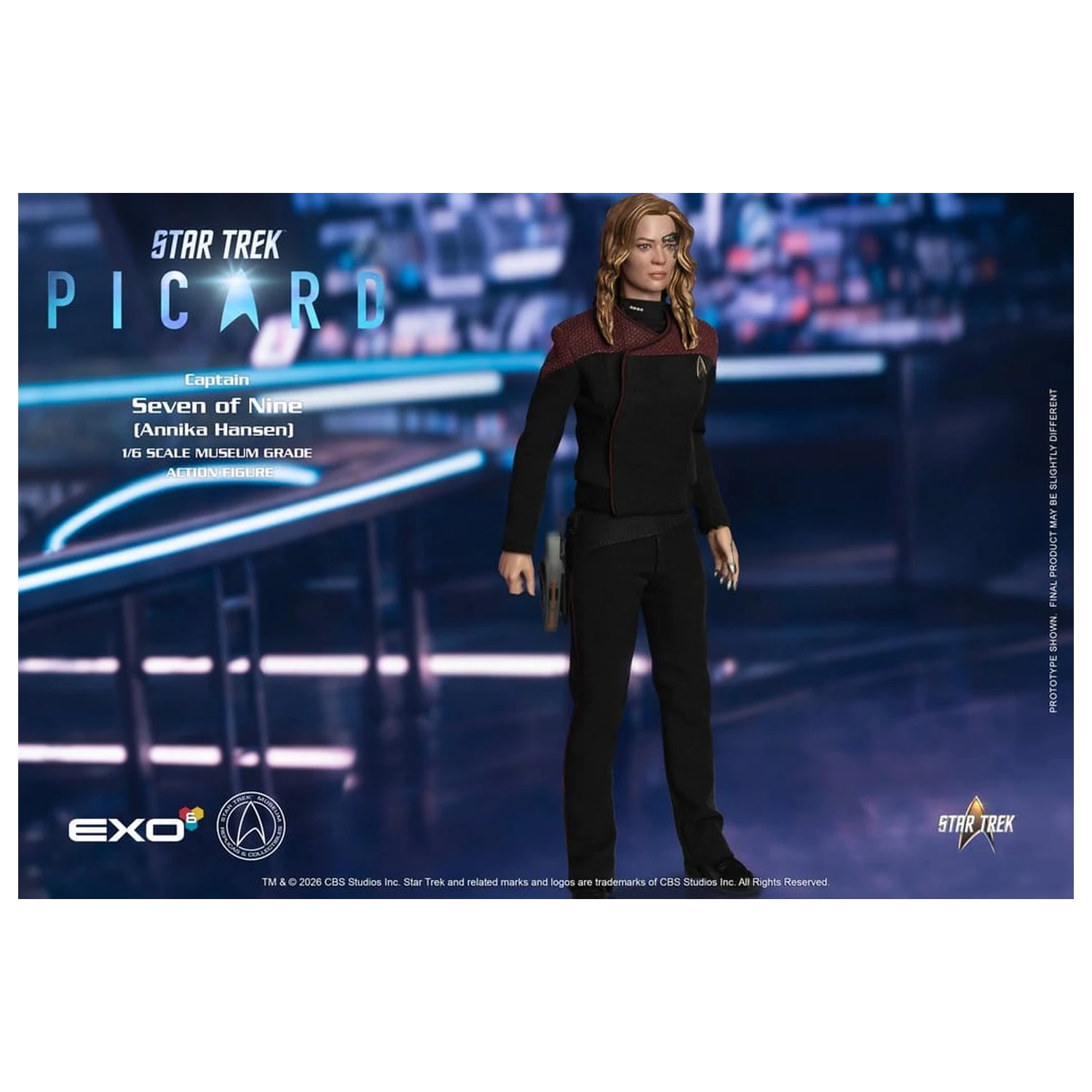 Star Trek: Picard akčná figúrka 1/6 Captain Seven of Nine 29 cm produktová fotografia