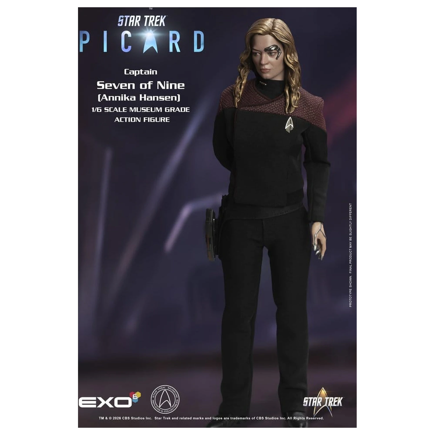 Star Trek: Picard akčná figúrka 1/6 Captain Seven of Nine 29 cm produktová fotografia
