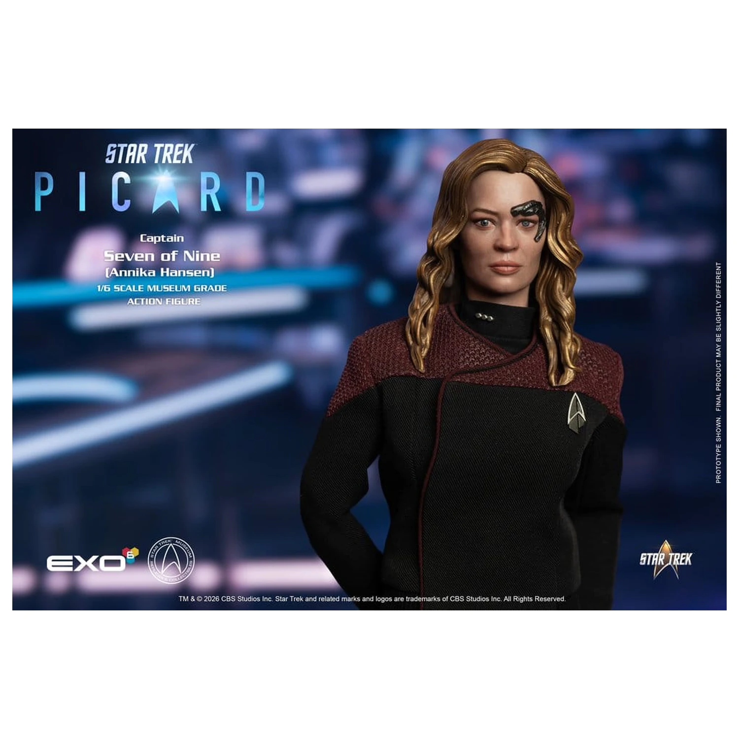 Star Trek: Picard akčná figúrka 1/6 Captain Seven of Nine 29 cm produktová fotografia