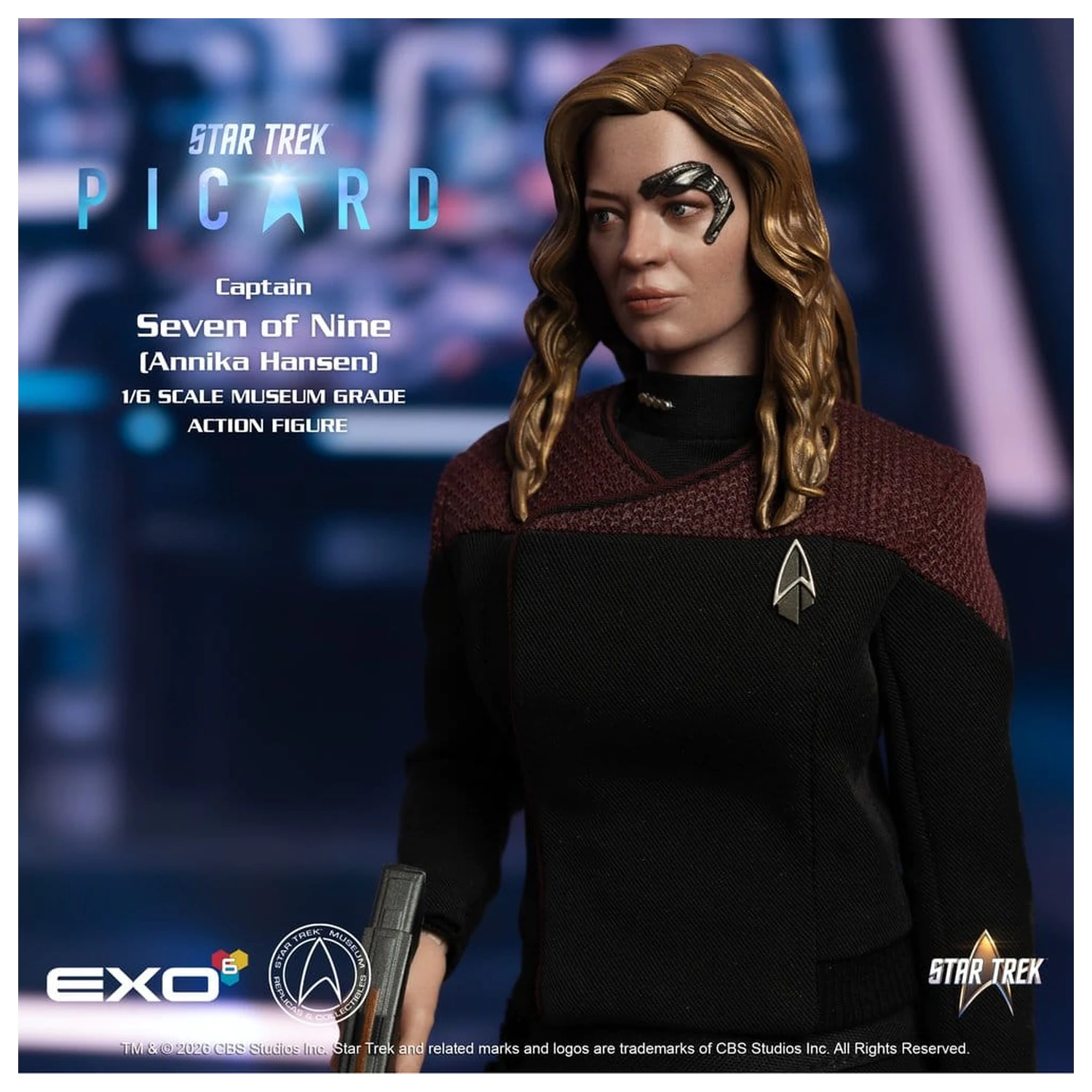 Star Trek: Picard akčná figúrka 1/6 Captain Seven of Nine 29 cm produktová fotografia