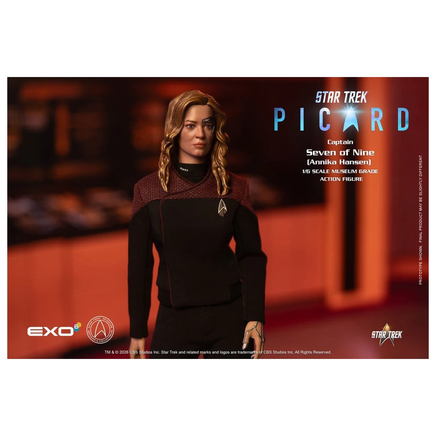 Star Trek: Picard akčná figúrka 1/6 Captain Seven of Nine 29 cm produktová fotografia