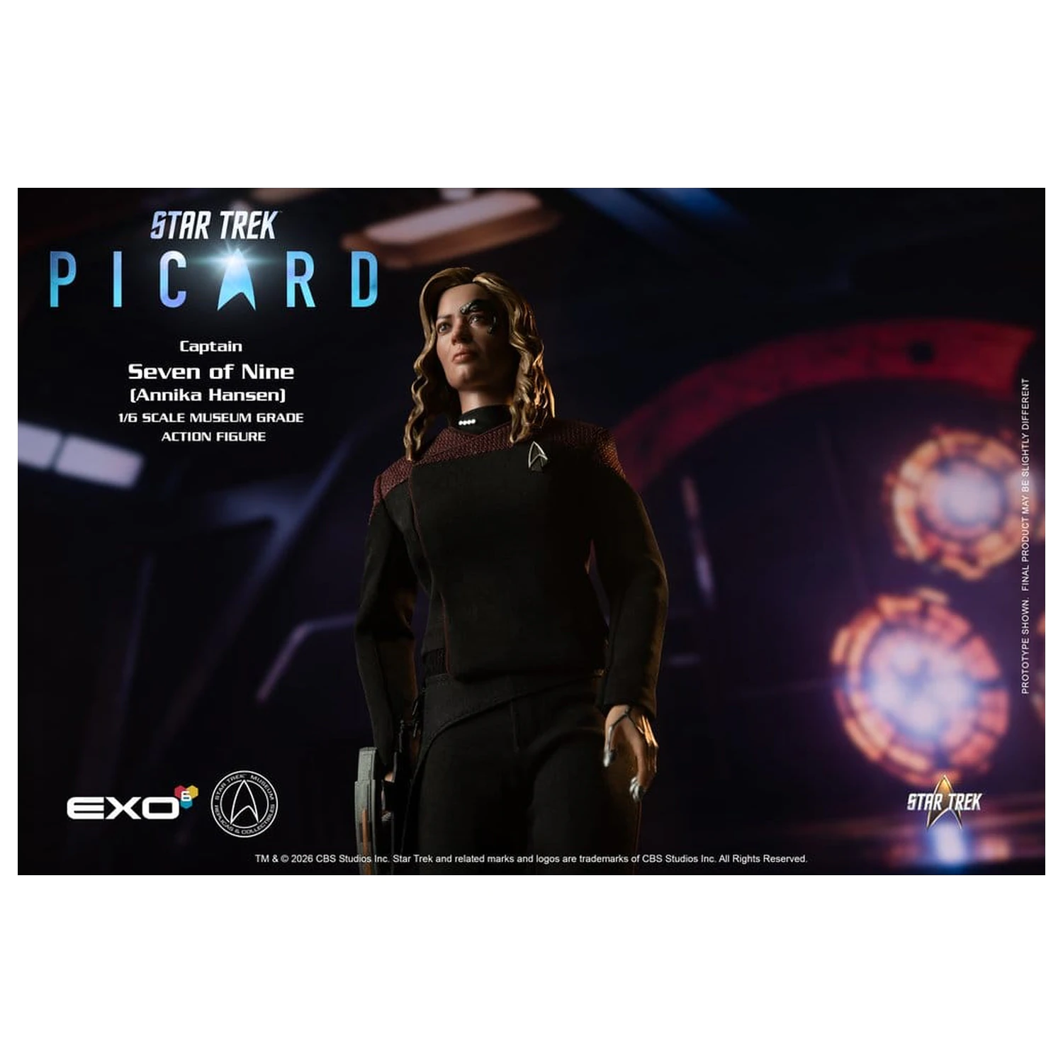 Star Trek: Picard akčná figúrka 1/6 Captain Seven of Nine 29 cm produktová fotografia