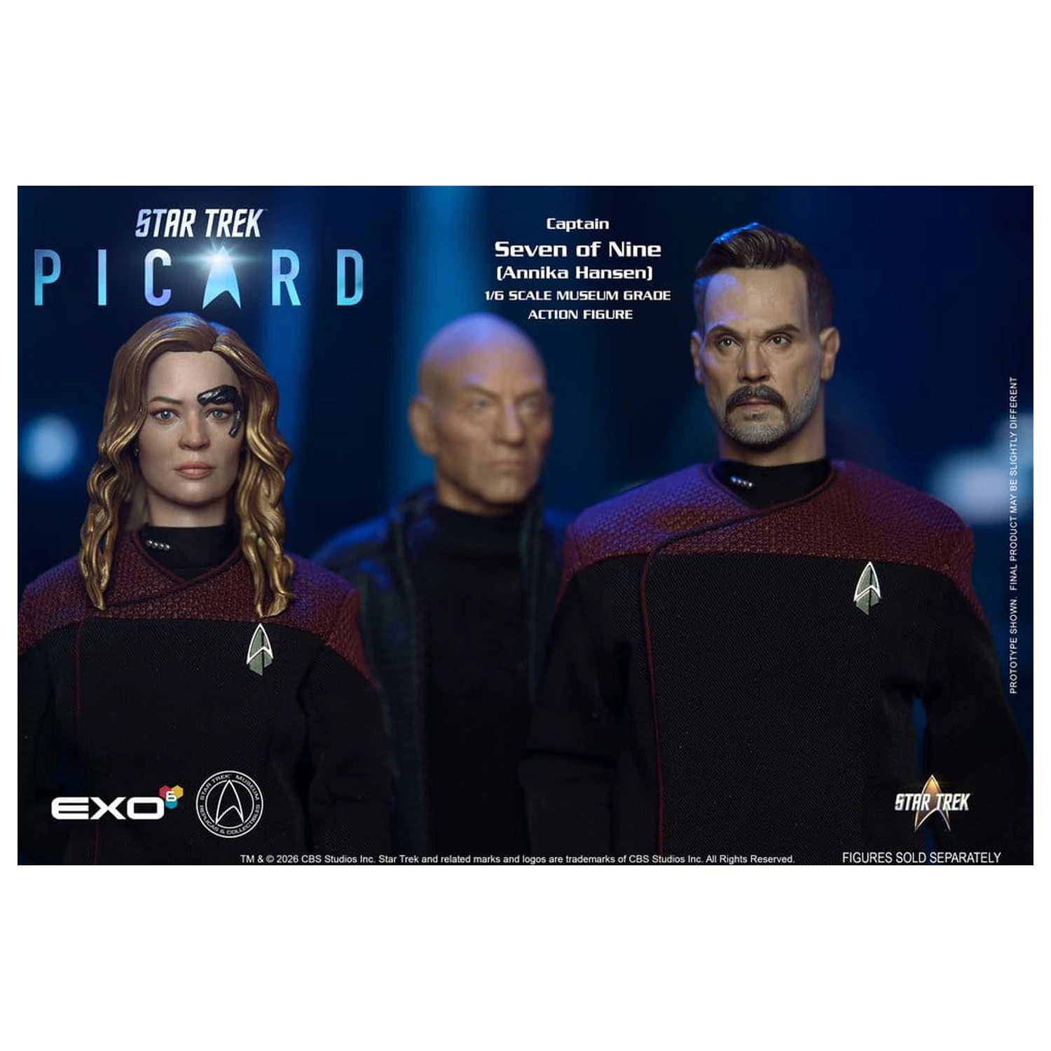 Star Trek: Picard akčná figúrka 1/6 Captain Seven of Nine 29 cm produktová fotografia