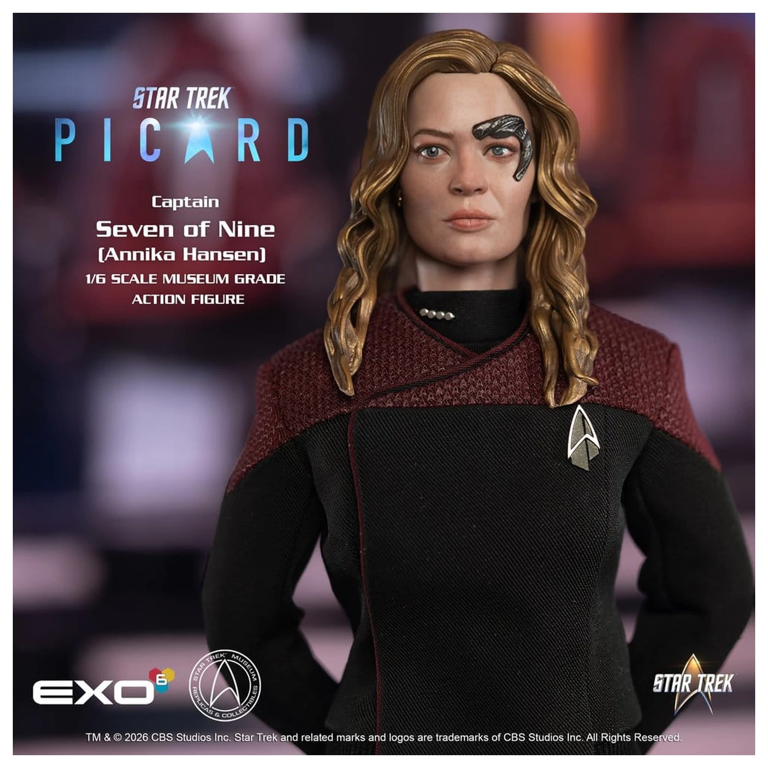 Star Trek: Picard akčná figúrka 1/6 Captain Seven of Nine 29 cm produktová fotografia