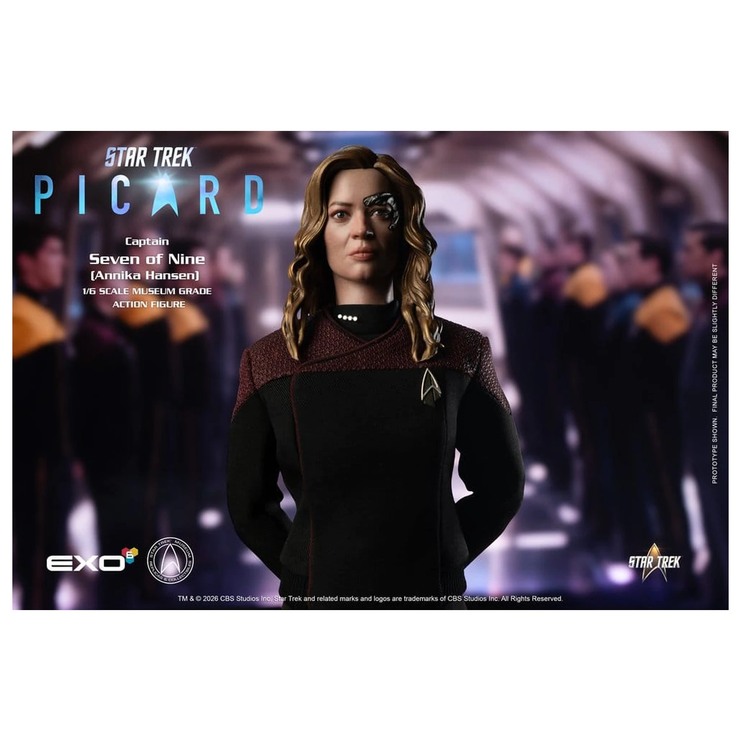 Star Trek: Picard akčná figúrka 1/6 Captain Seven of Nine 29 cm produktová fotografia