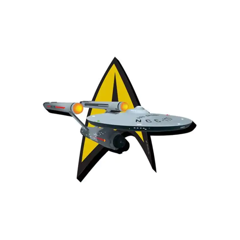 Star Trek: Ship & Logo Funky Chunky Magnet - 7,6 cm termékfotó