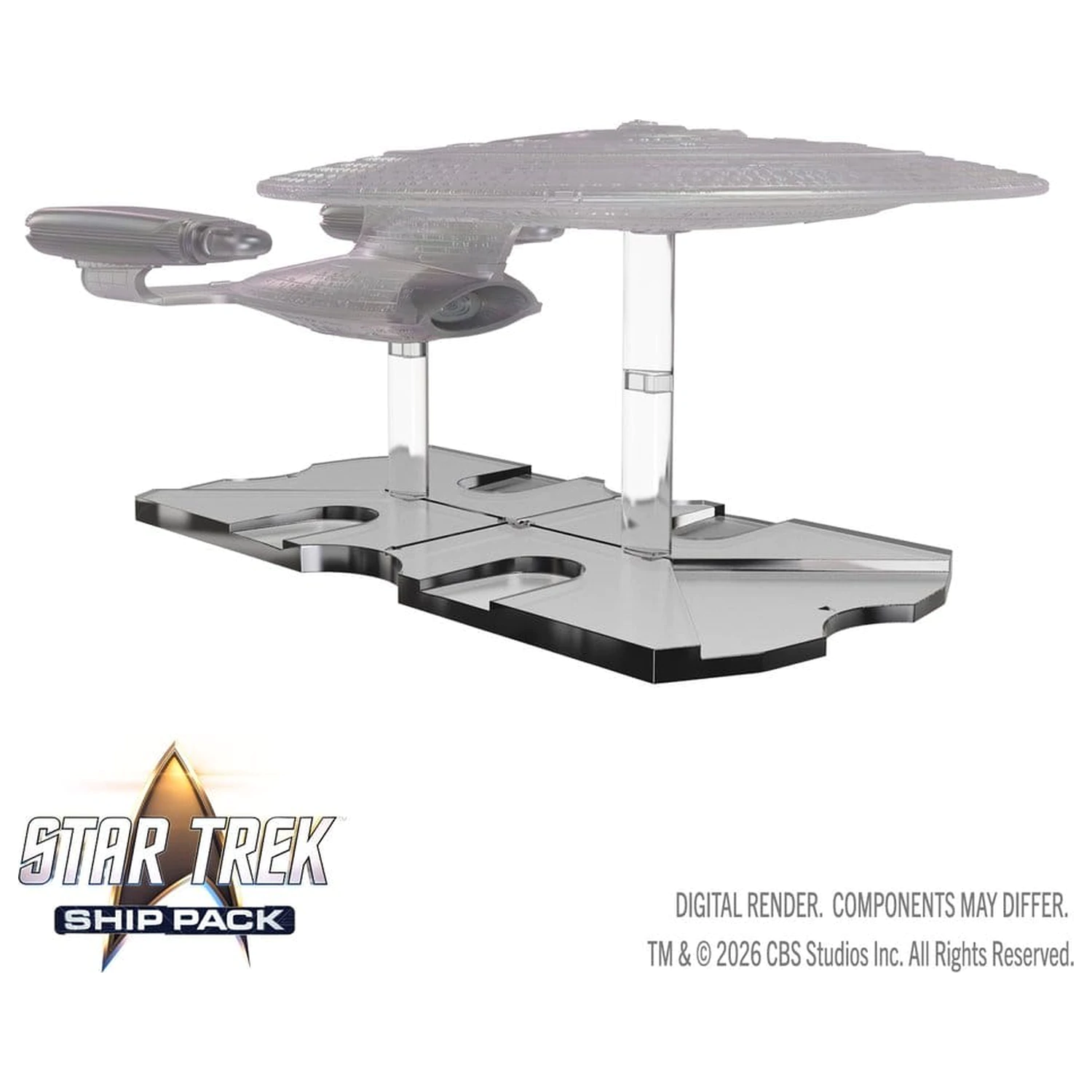Star Trek Balenie lodí Krabicové predfarbené miniatúry U.S.S. Enterprise – 60th Anniversary Edition 22 cm produktová fotografia