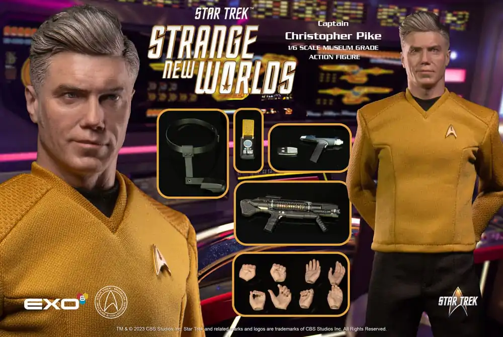 Star Trek: Strange New Worlds Akčná figúrka 1/6 Kapitán Christopher Pike 30 cm produktová fotografia
