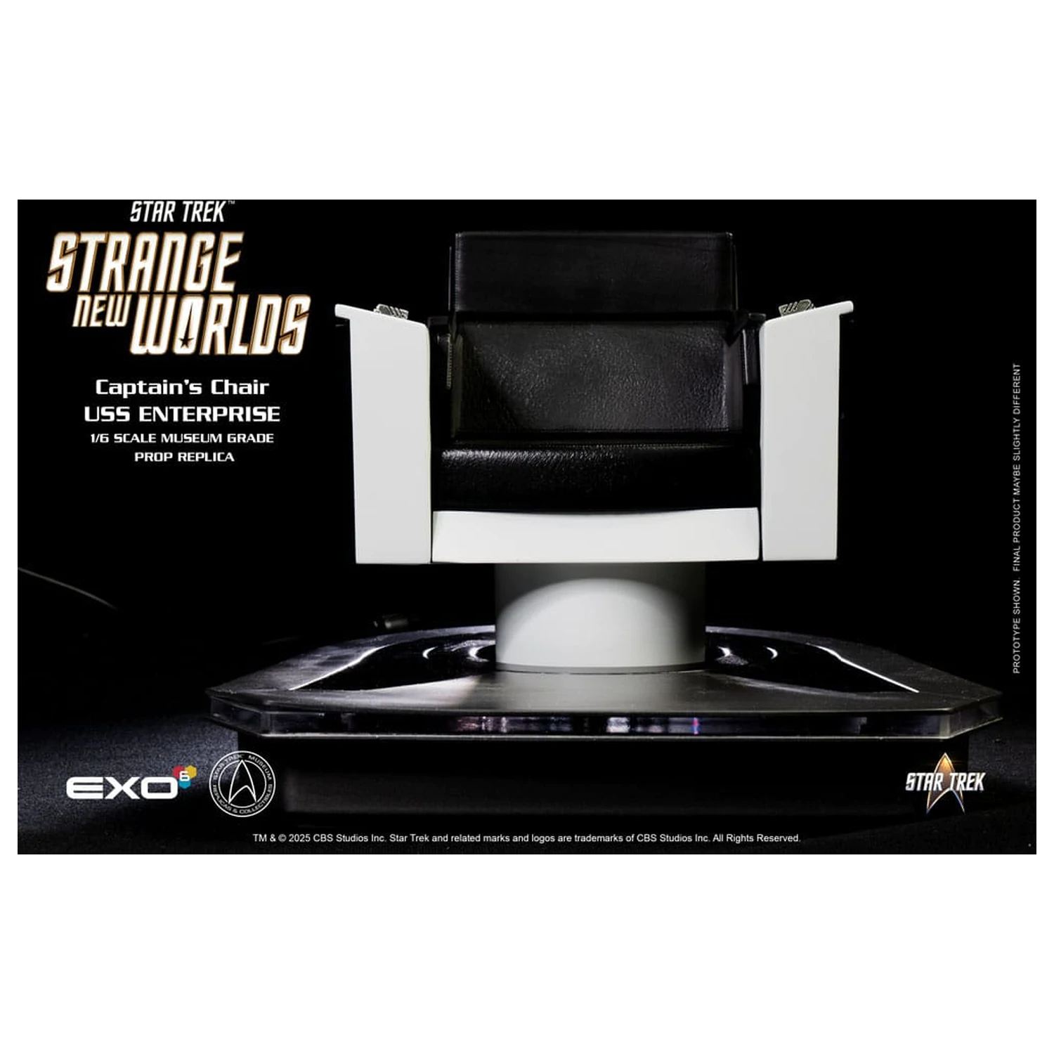Star Trek: Strange New Worlds 1/6 U.S.S. Enterprise Command Chair 19 cm produktová fotografia