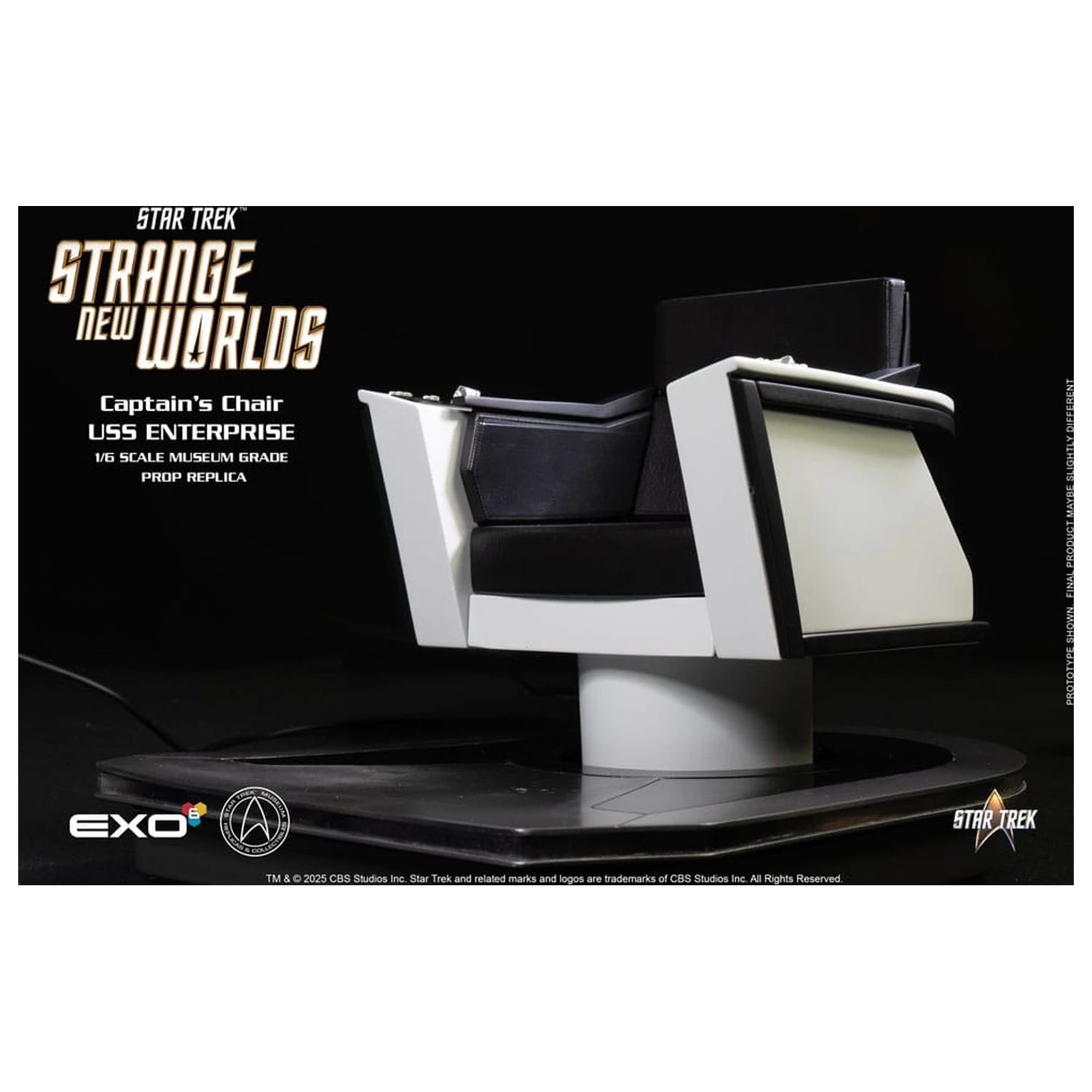 Star Trek: Strange New Worlds 1/6 U.S.S. Enterprise Command Chair 19 cm produktová fotografia
