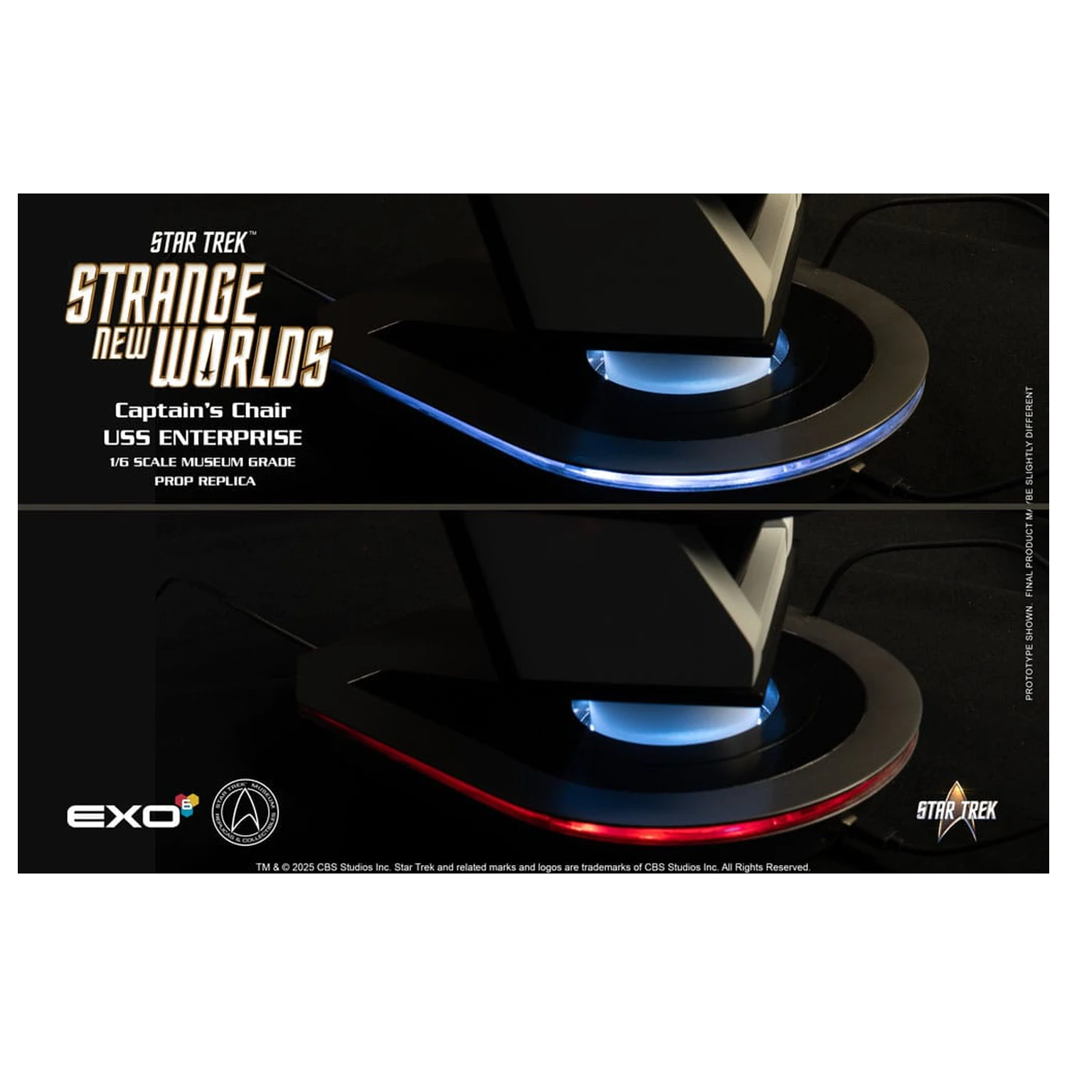 Star Trek: Strange New Worlds 1/6 U.S.S. Enterprise Command Chair 19 cm produktová fotografia