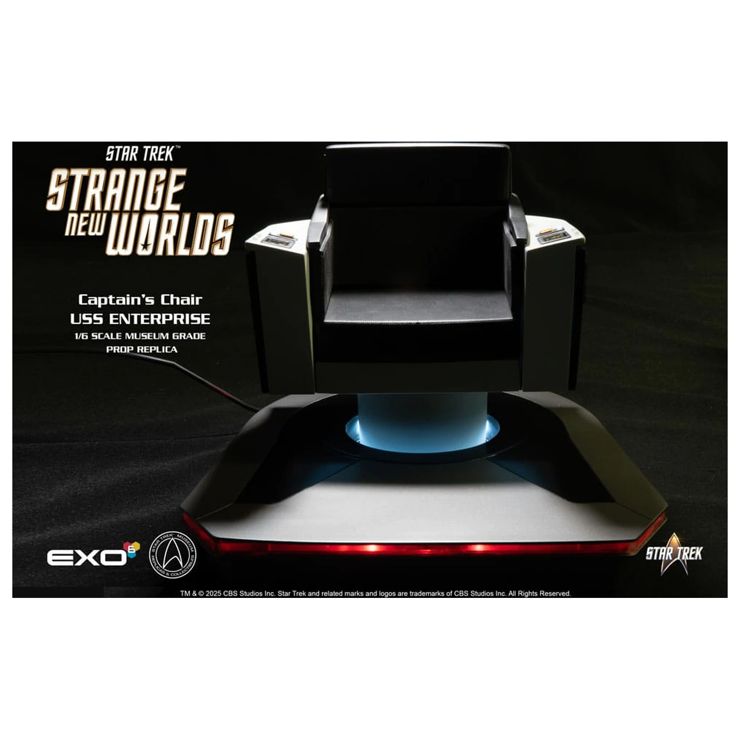 Star Trek: Strange New Worlds 1/6 U.S.S. Enterprise Command Chair 19 cm produktová fotografia