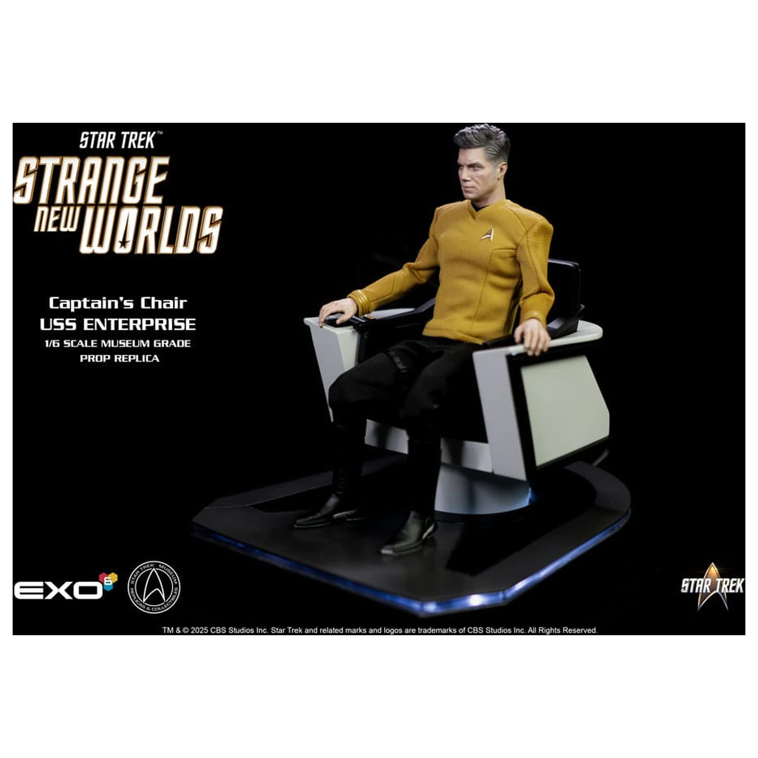Star Trek: Strange New Worlds 1/6 U.S.S. Enterprise Command Chair 19 cm produktová fotografia