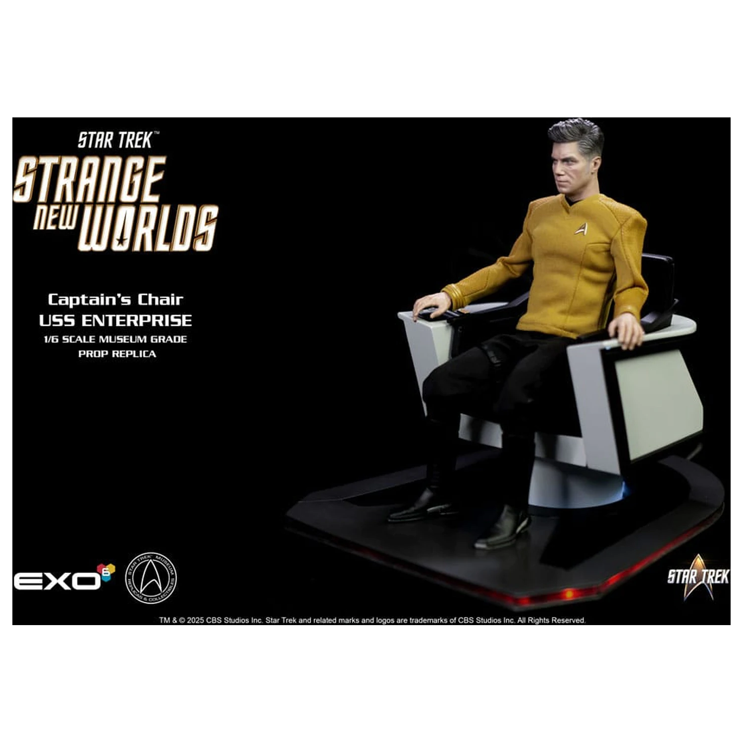 Star Trek: Strange New Worlds 1/6 U.S.S. Enterprise Command Chair 19 cm produktová fotografia