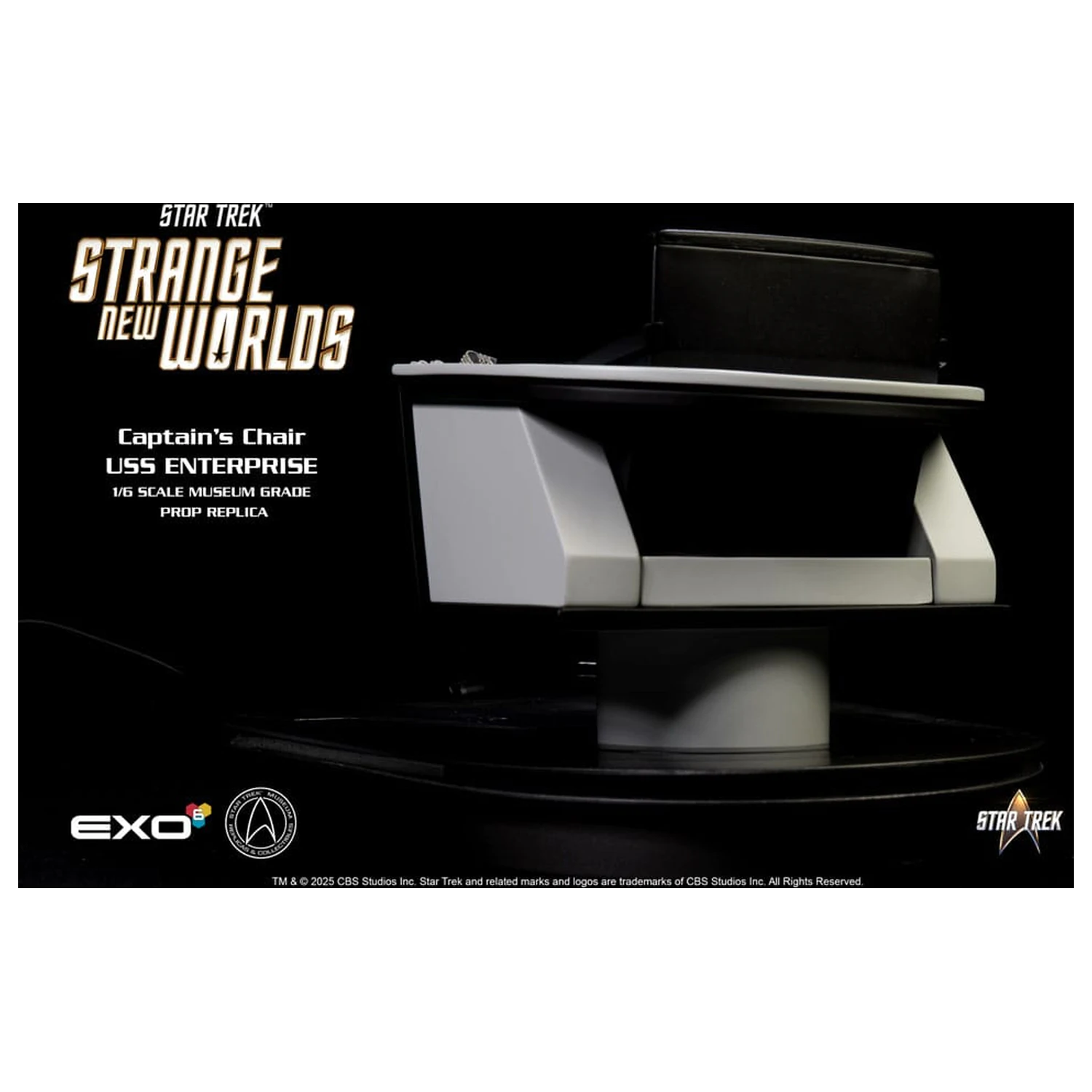 Star Trek: Strange New Worlds 1/6 U.S.S. Enterprise Command Chair 19 cm produktová fotografia