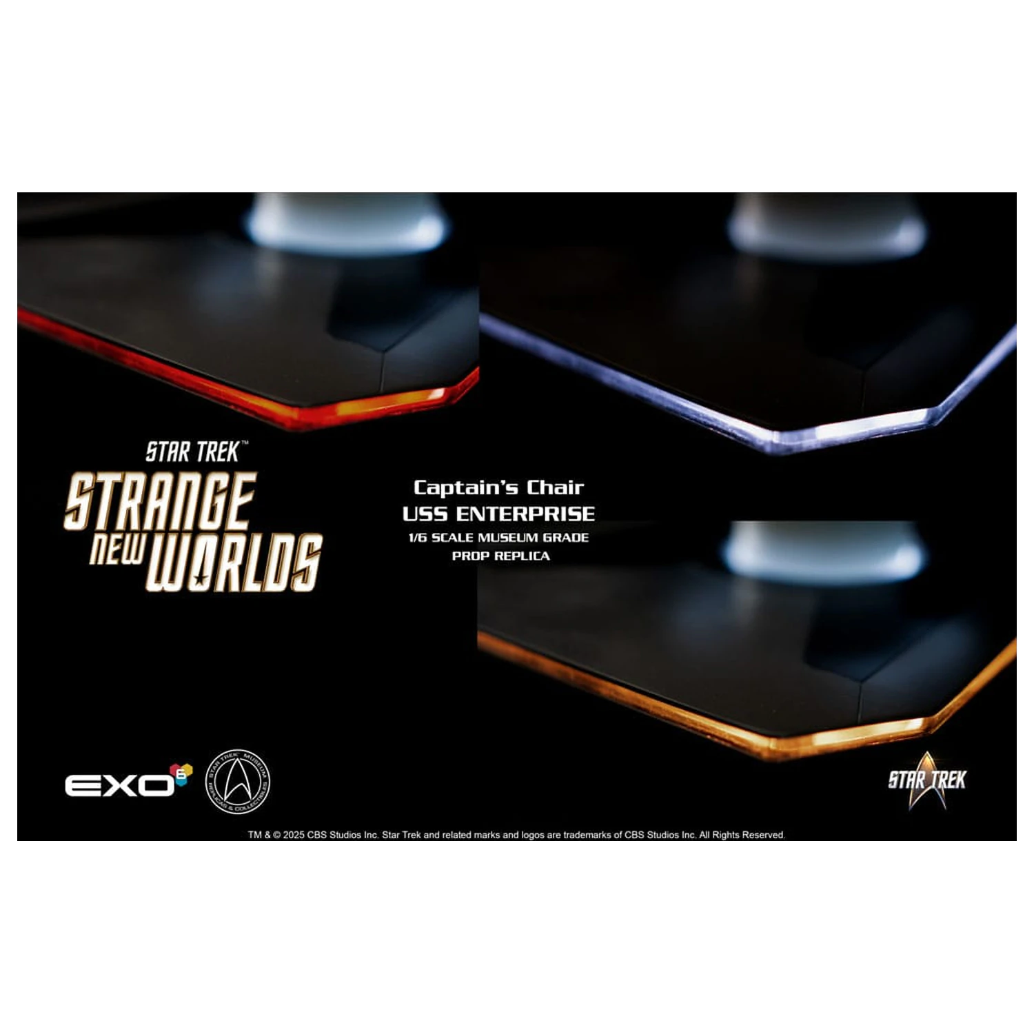 Star Trek: Strange New Worlds 1/6 U.S.S. Enterprise Command Chair 19 cm produktová fotografia