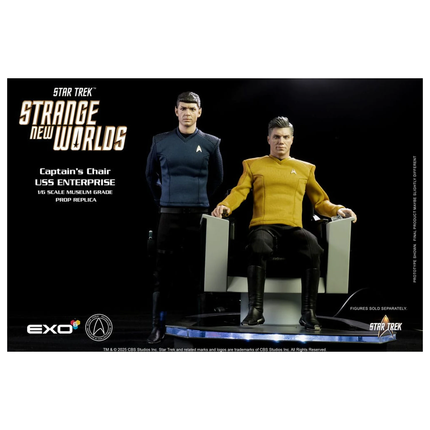Star Trek: Strange New Worlds 1/6 U.S.S. Enterprise Command Chair 19 cm produktová fotografia