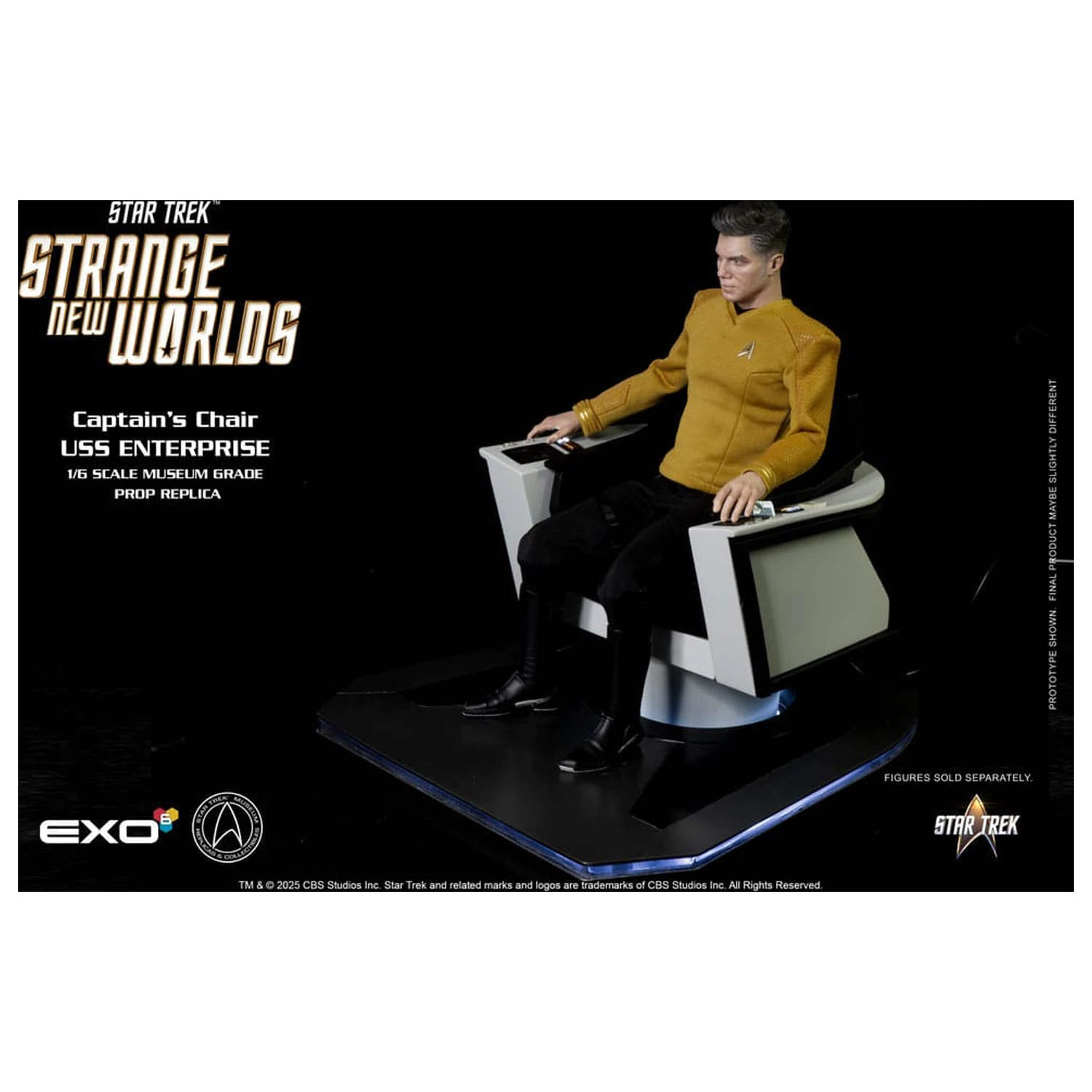 Star Trek: Strange New Worlds 1/6 U.S.S. Enterprise Command Chair 19 cm produktová fotografia