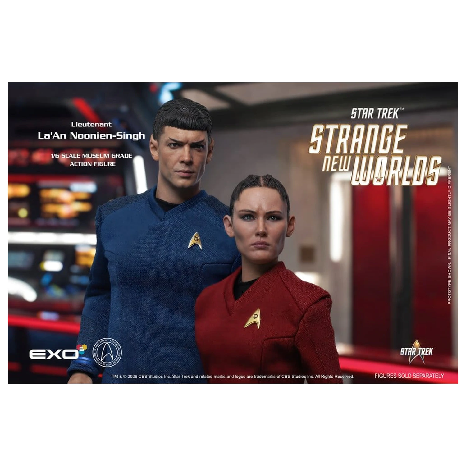 Star Trek: Strange New Worlds akčná figúrka 1/6 Lt. La'An Noonien-Singh 28 cm produktová fotografia
