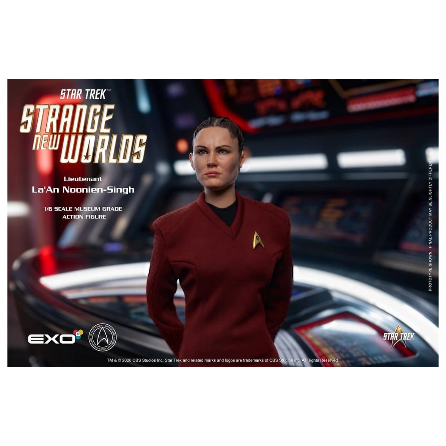 Star Trek: Strange New Worlds akčná figúrka 1/6 Lt. La'An Noonien-Singh 28 cm produktová fotografia
