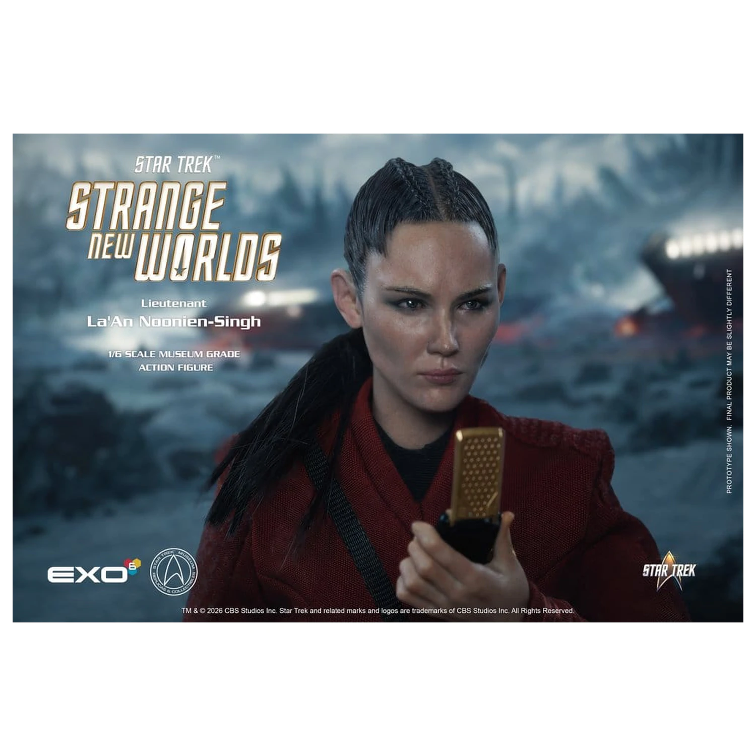 Star Trek: Strange New Worlds akčná figúrka 1/6 Lt. La'An Noonien-Singh 28 cm produktová fotografia