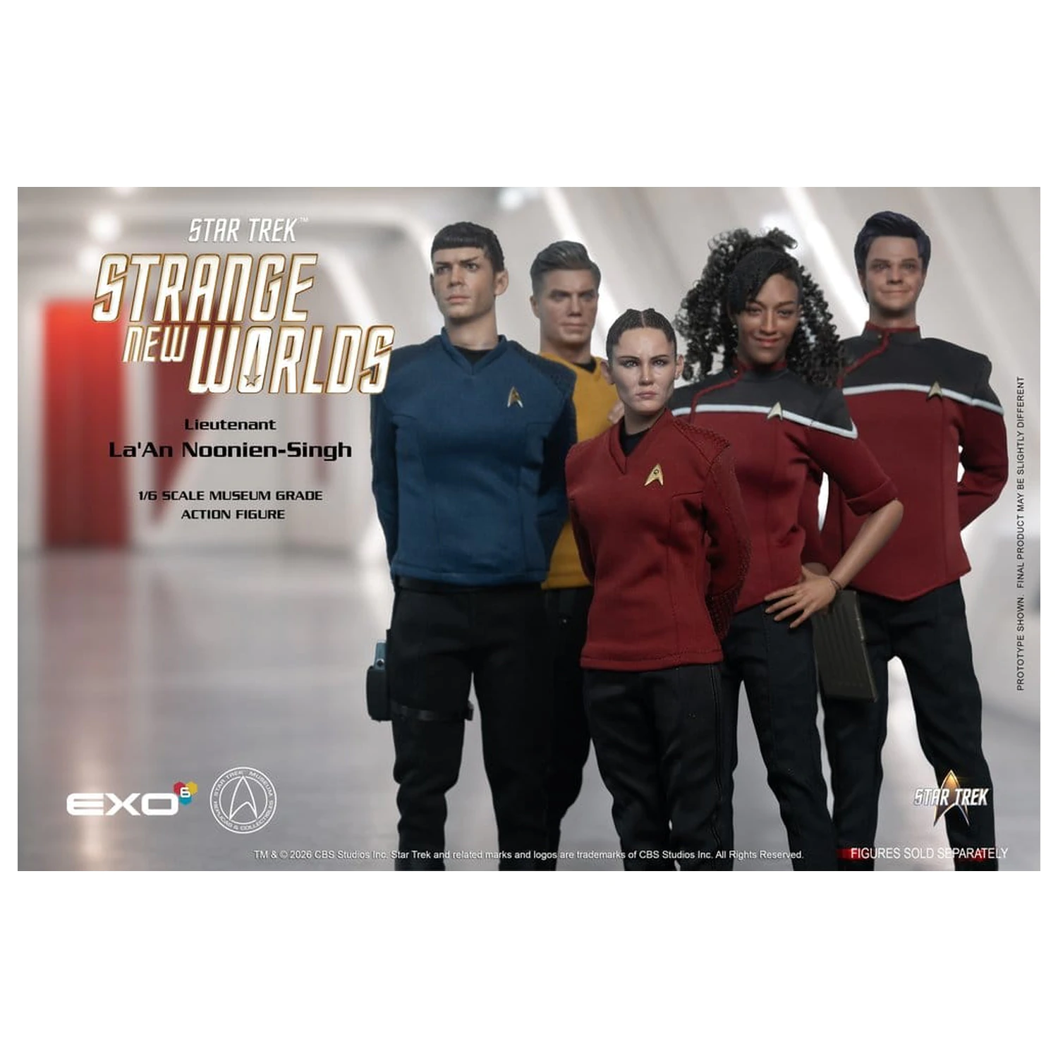 Star Trek: Strange New Worlds akčná figúrka 1/6 Lt. La'An Noonien-Singh 28 cm produktová fotografia