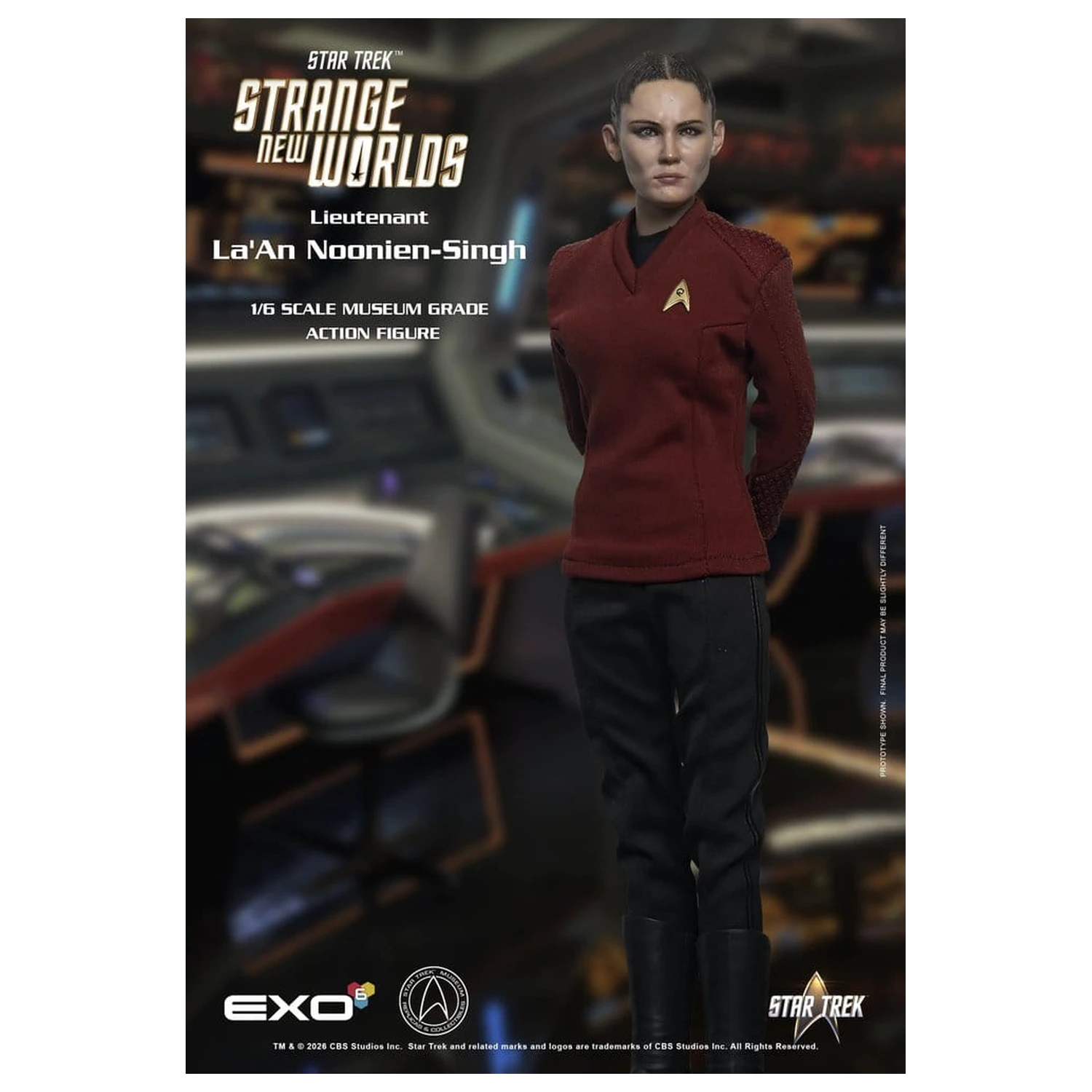 Star Trek: Strange New Worlds akčná figúrka 1/6 Lt. La'An Noonien-Singh 28 cm produktová fotografia