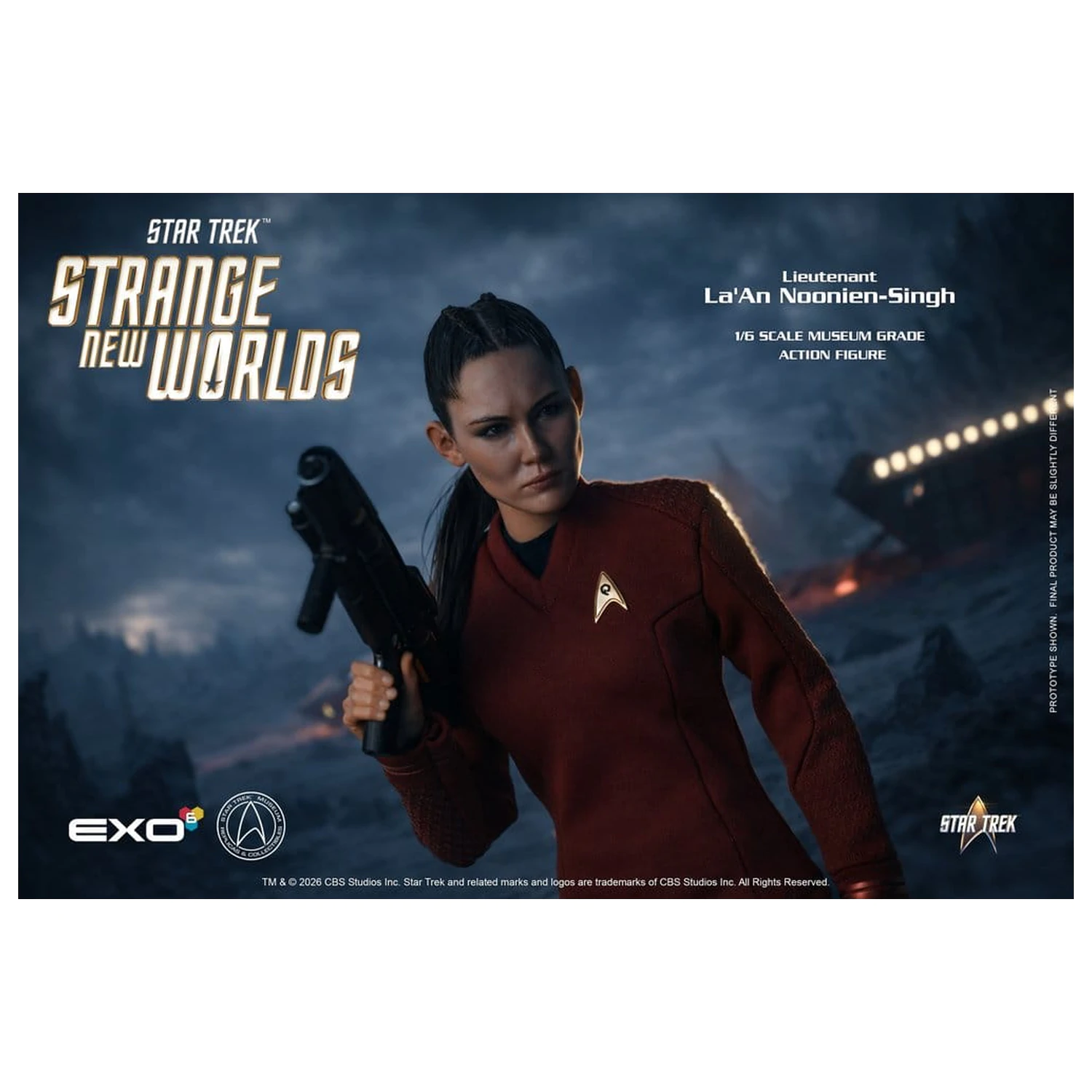 Star Trek: Strange New Worlds akčná figúrka 1/6 Lt. La'An Noonien-Singh 28 cm produktová fotografia