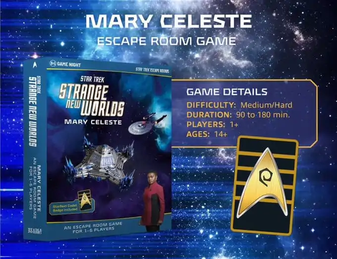 Star Trek Strange New Worlds Úniková hra Mary Celeste Anglická verzia produktová fotografia