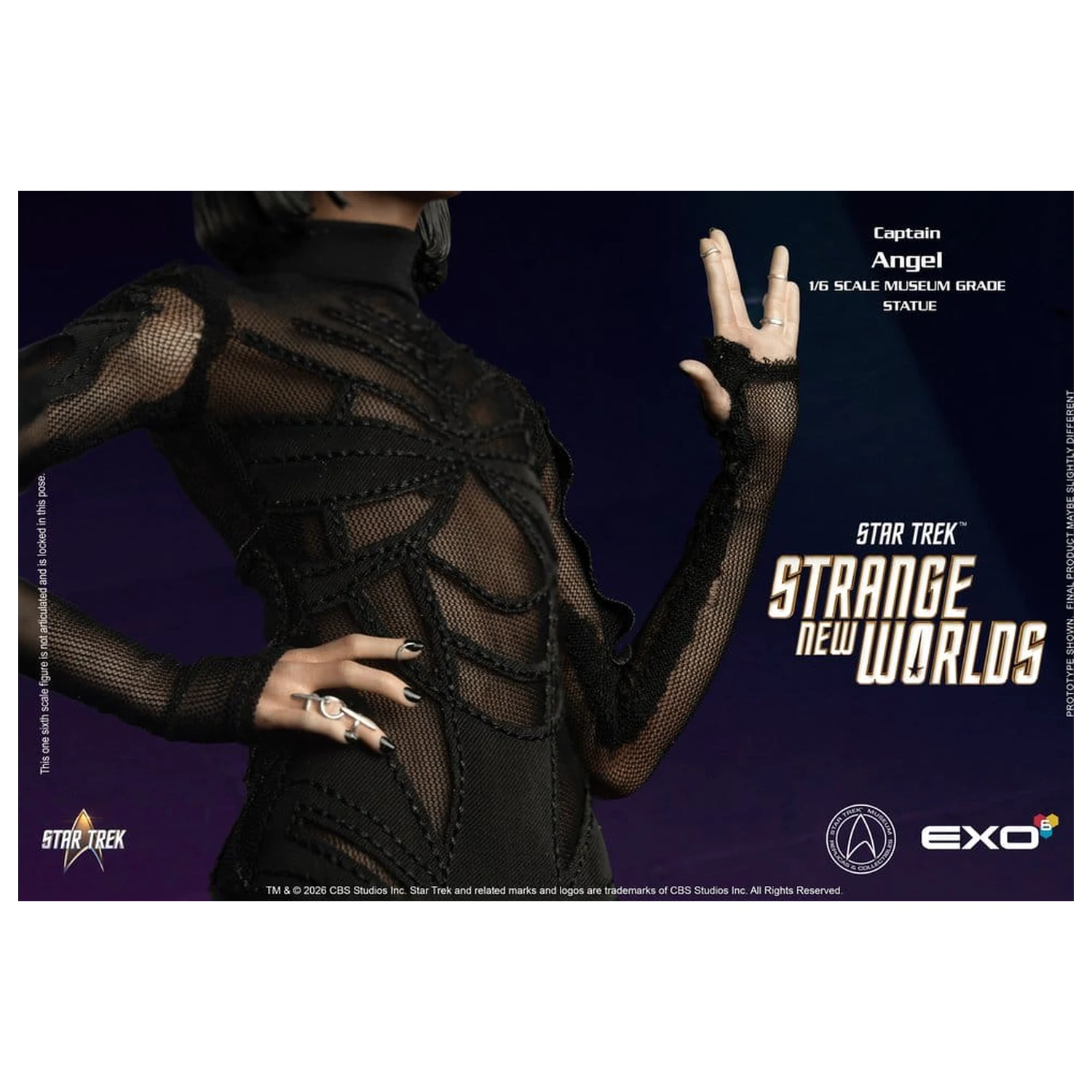 Star Trek: Strange New Worlds Mixed Media figúrka 1/6 Captain Angel 28 cm produktová fotografia