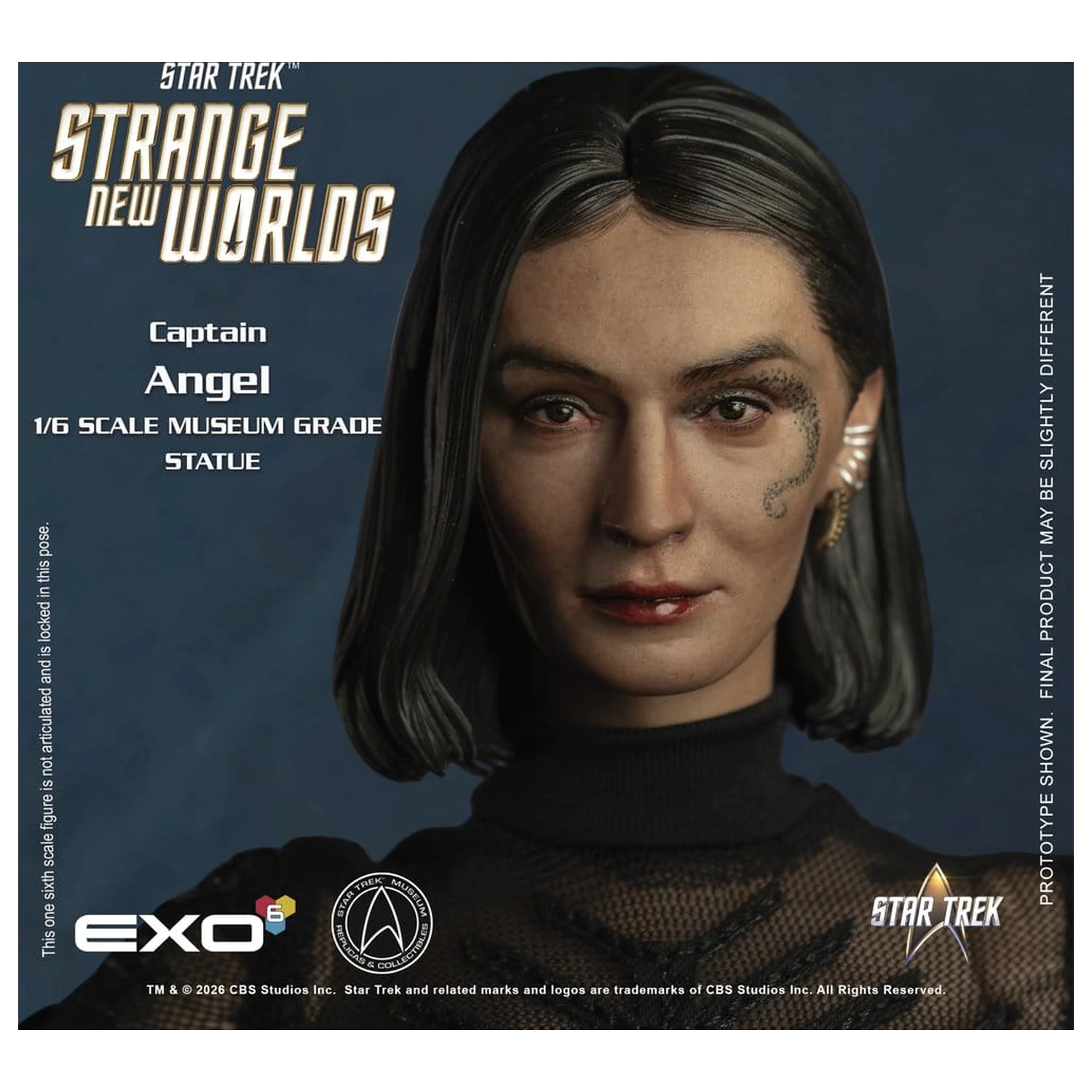 Star Trek: Strange New Worlds Mixed Media figúrka 1/6 Captain Angel 28 cm produktová fotografia