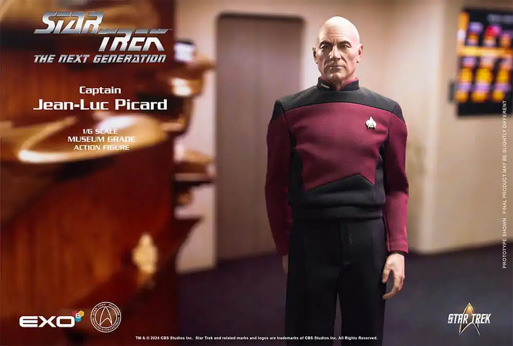 Star Trek: The Next Generation Akčná figúrka 1/6 Captain Jean-Luc Picard (Essential Duty Uniform) 30 cm produktová fotografia