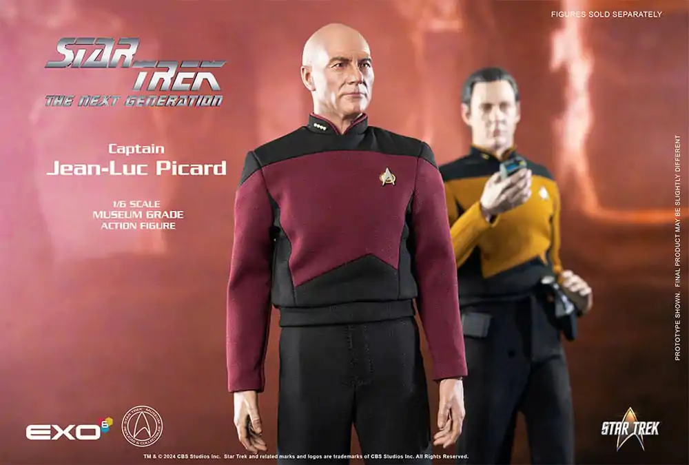 Star Trek: The Next Generation Akčná figúrka 1/6 Captain Jean-Luc Picard (Essential Duty Uniform) 30 cm produktová fotografia