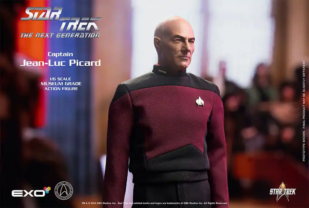 Star Trek: The Next Generation Akčná figúrka 1/6 Captain Jean-Luc Picard (Essential Duty Uniform) 30 cm produktová fotografia