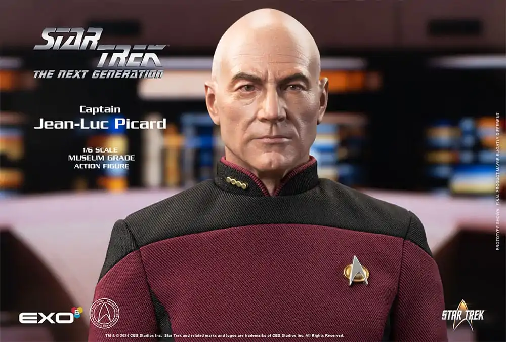 Star Trek: The Next Generation Akčná figúrka 1/6 Captain Jean-Luc Picard (Essential Duty Uniform) 30 cm produktová fotografia