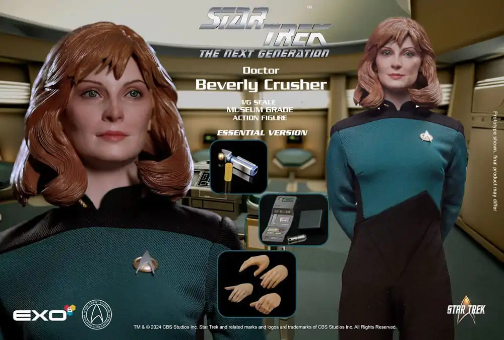 Star Trek: The Next Generation Akčná figúrka 1/6 Dr. Beverly Crusher (Essential Edition) 27 cm produktová fotografia